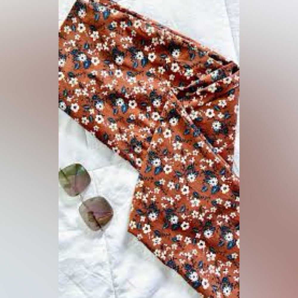 007 - jules & leopold Women's Skinny Leg Floral Pant Size Medium - Picture 7 of 7